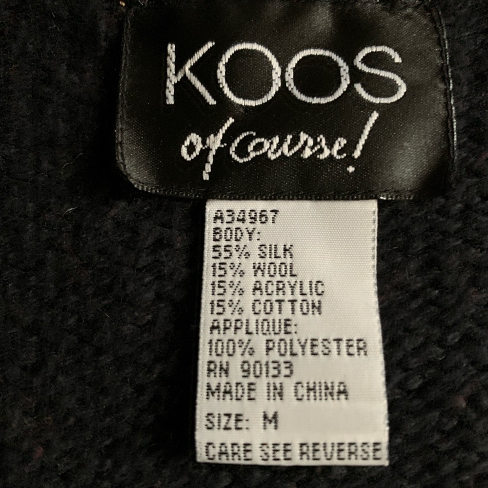 Koos of Course Silk Blend Open‎ Cardigan Sweater - Picture 11 of 12